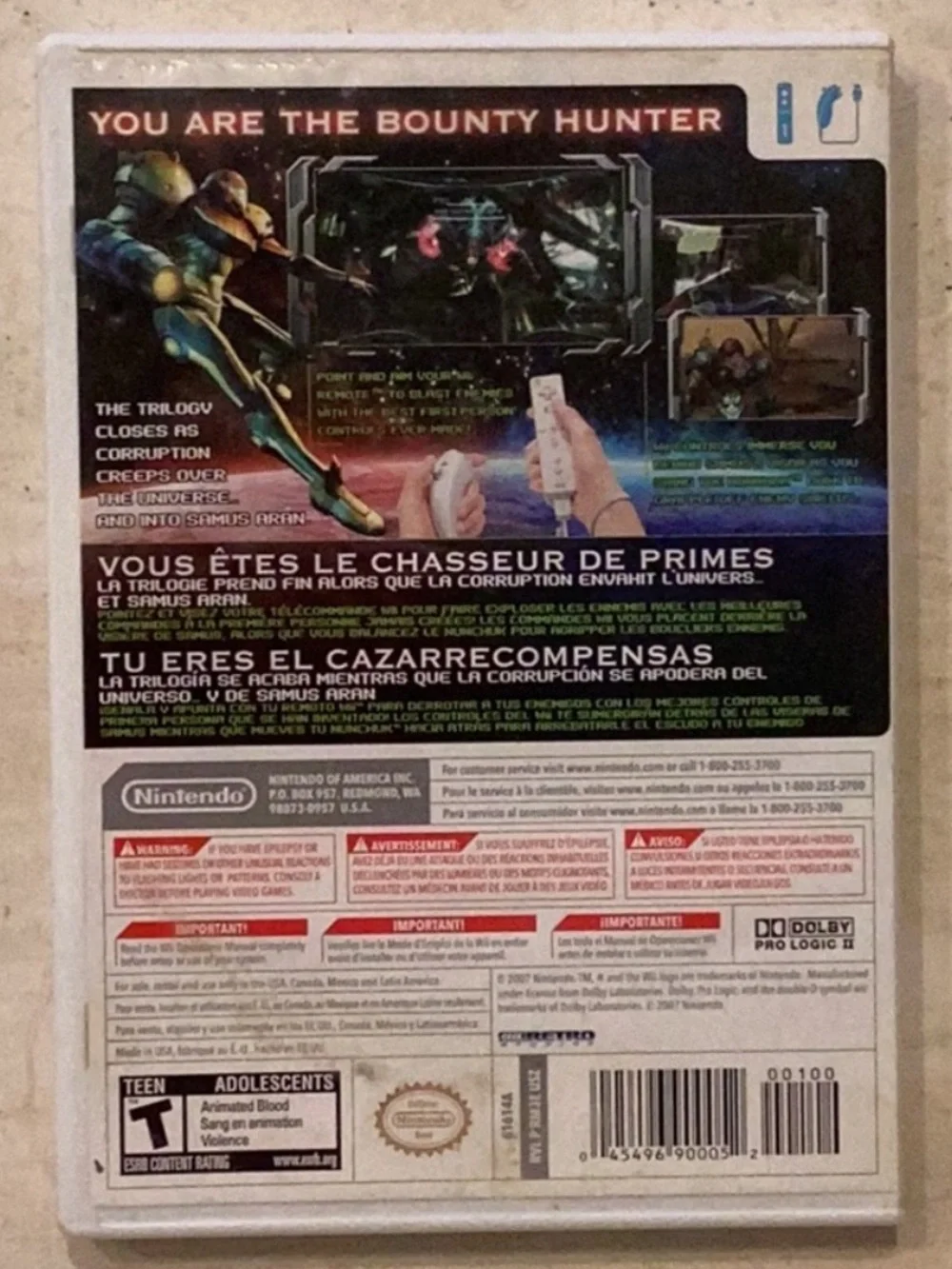 Nintendo metroid prime